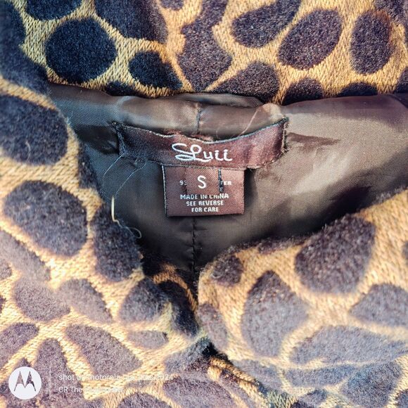 Women's Luii Giraffe Print Swing Coat US Size S *The Passmaster* - Picture 5 of 9